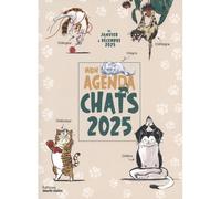Collectif – Mon agenda chat – De janvier à décembre – Édition 2025 – Broché