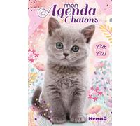 Mon agenda chatons - 2026-2027 - année scolaire 2026-2027 - agenda chatons - agenda scolaire - chats - 8 ans