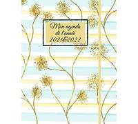 Mon Agenda De L'année 2021&2022: Agenda 24 Mois / Calendrier Mensuel 2 Ans /Planificateur Organisateur Mensuel Et Semainier /Format A4 / 204 Pages