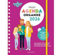 Collectif – Mon Agenda Famille Organisée 2026 – broché – Larousse