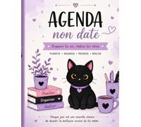 Mon agenda non daté: Organisateur personnel, réalisation d'objectifs et planification hebdomadaire
