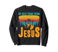 Mon Aide Vient de Jésus Sweatshirt