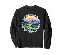 Mon Aide Vient du Seigneur Religieux Verset Bible Dieu Jésus Sweatshirt