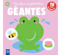 Mon album de gommettes géantes 1+: 18 pages de gommettes