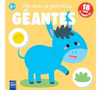 Mon album de gommettes géantes 2+ 18 pages de gommettes - Collectif - Yoyo Books - broché - Jeux livres objets