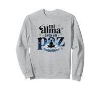 Mon Alma est en paix Phrase Spiritual Design Positivo Sweatshirt