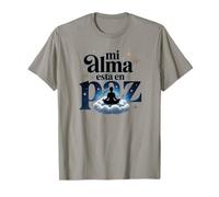 Mon Alma est en paix Phrase Spiritual Design Positivo T-Shirt