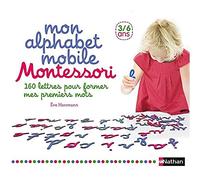 Nathan Mon alphabet mobile Montessori – 160 lettres – Livret d'utilisation – 3/6 ans