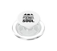 Mon âme va Bien au Camping chrétien sous Les étoiles PopSockets PopGrip pour MagSafe