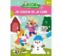 Mon ami le bonhomme de neige : Je colorie et je colle