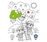 Mon ami le pompier - Bloc à colorier