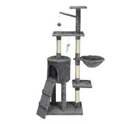 MON AMI LUKI - Arbre a Chat - Anthracite - Taille 49x35x138CM