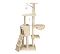 MON AMI LUKI - Arbre a Chat - Ecru - Taille 49x35x138CM