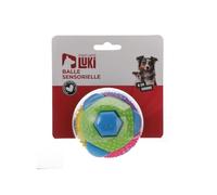 MON AMI LUKI - Balle sonore et sensorielle - Chiens - MUTICOLORE - 8CM