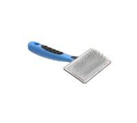Mon ami Luki - Brosse carde Design - Bleu - Chien et Chat - 15X9X2CM