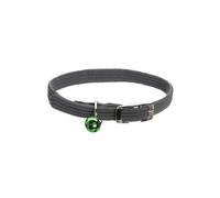 Mon ami Luki - Collier Chat Nylon Elastique et grelot - Gris - Chat - 30x1CM