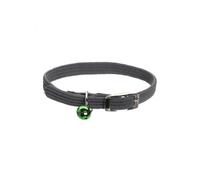 Mon ami Luki - Collier chat nylon elastique et grelot - GRIS - CHAT - 30x1CM