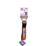 Mon ami Luki - Collier réfléchissant Chien - Orange - Taille M-2cmx35/45cm