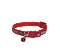 Mon ami Luki - Collier REFLECTIF + GRELOT - Rouge - Chat - 13X1CM