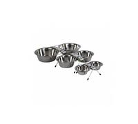Mon ami Luki - DOUBLE GAMELLE INOX - SUPPORT INOX POUR LE CONFORT DE VOTRE COMPAGNON- EXISTE EN 3 TAILLES - 100% INOX