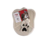 MON AMI LUKI - Griffoir a Chat avec 2 Jouets - Ecru - 41x33x2CM