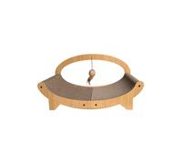 MON AMI LUKI - Griffoir Forme Panier avec Jouet - Chat - Naturel - 49X25X26CM