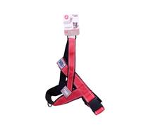 Mon ami Luki - Harnais réfléchissant Chien- Forme y - Rouge - Chien - Taille S - 3.8X48cmX53-58cm