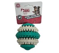 MON AMI LUKI - Jouet Caoutchouc Forme ENGRENAGE 7CM Turquoise - Collection Les COSTAUDS - Turquoise - Chien - 7CM