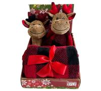 MON AMI LUKI - Jouet Noël Peluche Renne ou Ours pour Chien - 100 X 75 CM