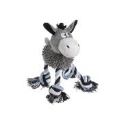 MON AMI LUKI - Jouet Peluche ane ou Cheval + Cordes - Chien - 20X10