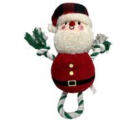 MON AMI LUKI - Jouet Peluche Père Noël pour Chien - Doux et Amusant - Cadeau pour Animal de Compagnie