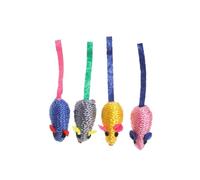 MON AMI LUKI - Jouet Souris - 10X3CM- 4unitées vendues
