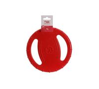 MON AMI LUKI - Jouet Sport Forme Frisbee Tres Resistant 20 CM Rouge - Chien - 20 CM