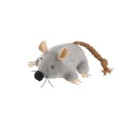 MON AMI LUKI - Jouet Taupe + Corde - Chat - 15X7CM