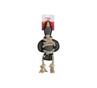 MON AMI LUKI - Jouet Textile et Corde Canard Ass - Marron - Chien - 43CM