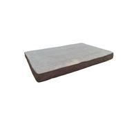Mon ami Luki - Matelas antidérapant Bord Tissus et Dessus Fourrure - pour Chien - 100% Polyester
