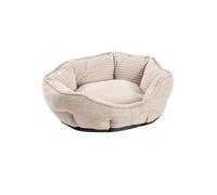 MON AMI LUKI - Panier Ovale Toucher Soft antiderapant - Beige - Chien - 45x40x16CM