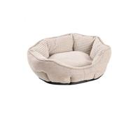 MON AMI LUKI - PANIER OVALE TOUCHER SOFT ANTIDERAPANT - BEIGE - CHIEN - 57x51x18CM