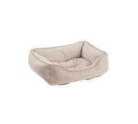 Mon ami Luki - Panier RECTANGULAIRE Toucher Soft ANTIDERAPANT - Beige - Chien - 75x58x17CM