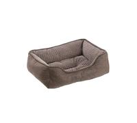 Mon ami Luki - Panier rectangulaire Toucher Soft antiderapant - Marron - Chien - 75x58x17CM