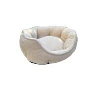 Mon ami Luki - Panier Rond antidérapant Tissus-Coussin Mouton - pour Chien - 100% Polyester