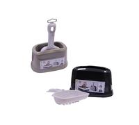 Mon ami Luki - Pelle A CROQUETTES + Support Anthracite - Anthracite - Chat - 15X10X8CM