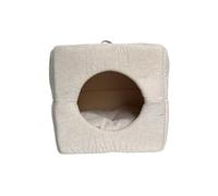 Mon ami Luki - Refuche Cube antidérapant - Beige - Chien - 40X40X40CM