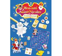 Mon ami Saint Nicolas Bloc Je colorie et je joue