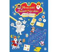 Mon ami Saint Nicolas Bloc Je colorie et je joue