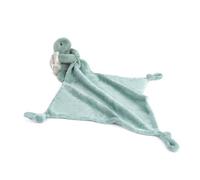 MON AMI Taylor la tortue Couverture nouée pour bébé de 34 cm | Couverture de sécurité douce avec jouet en peluche attaché | Couette douillette pour nouveau-nés, nourrissons et tout-petits