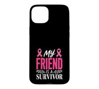 Mon Amie est Une survivante Sensibilisation au Cancer du Sein Coque pour iPhone 15 Plus