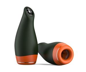 Mon Amour Elvio Masturbateur Homme - Vibration Va-et-Vient Effet Chauffant | 7 vibrations, 5 va-et-vient, chauffage 35-45 °C, joystick ergonomique, rechargeable USB, étanche IPX6