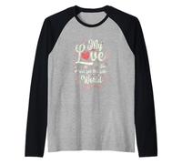 Mon Amour est trop réel pour ce Faux Monde Manche Raglan