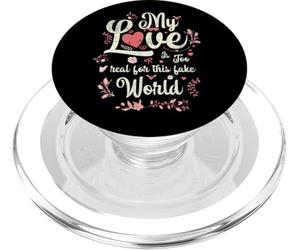 Mon Amour est trop réel pour ce Faux Monde PopSockets PopGrip pour MagSafe